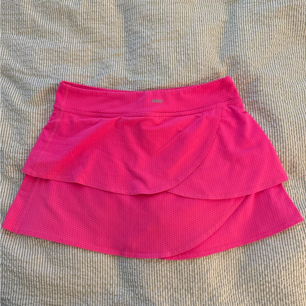 pink excercise skirt